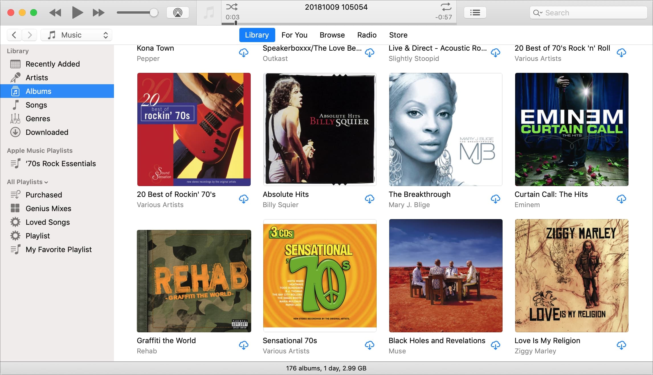 iTunes Library Albums